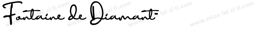 Fontaine de Diamant字体转换